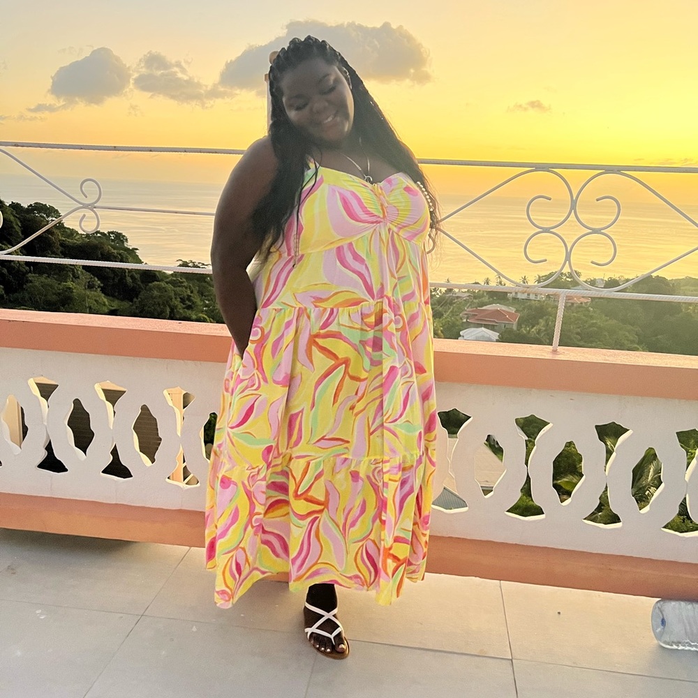 Multi color sun dress!